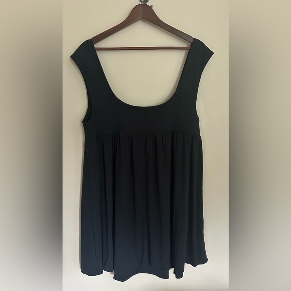 NWT FREE PEOPLE FP Beach Mazarine Mini Dress Large Black - Picture 4 of 7